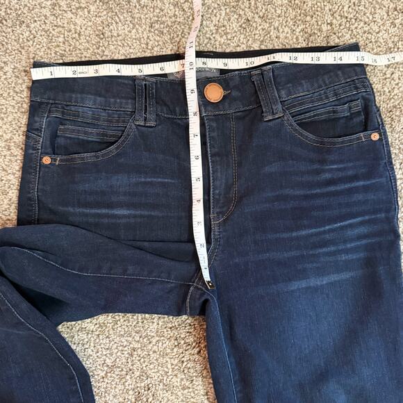 Democracy Ab Technology Jeans Skinny Blue Size 8 Stretchy Denim Slimming - Picture 7 of 7